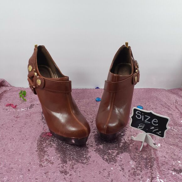 Colin Stuart  Women's leather  Brown Shoes size 8.5 Last one - Picture 3 of 8